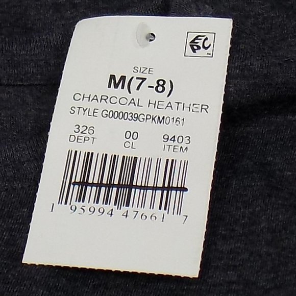 Pokemon Pikachu Girls T-Shirt Charcoal Gray / Heathered Size M (7/8) NWT - Picture 4 of 5